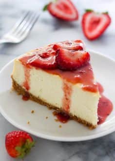 Best Strawberry Cheesecake