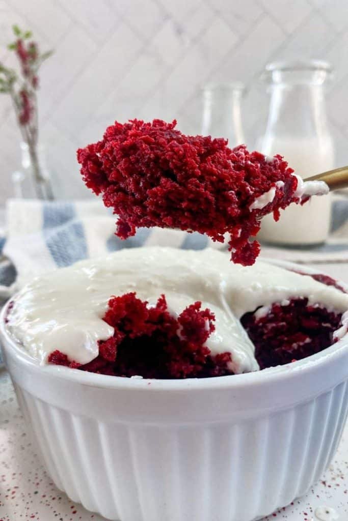 Red Velvet Mug Cake