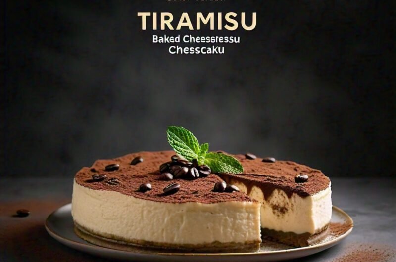 Baked Tiramisu Cheesecake Recipe