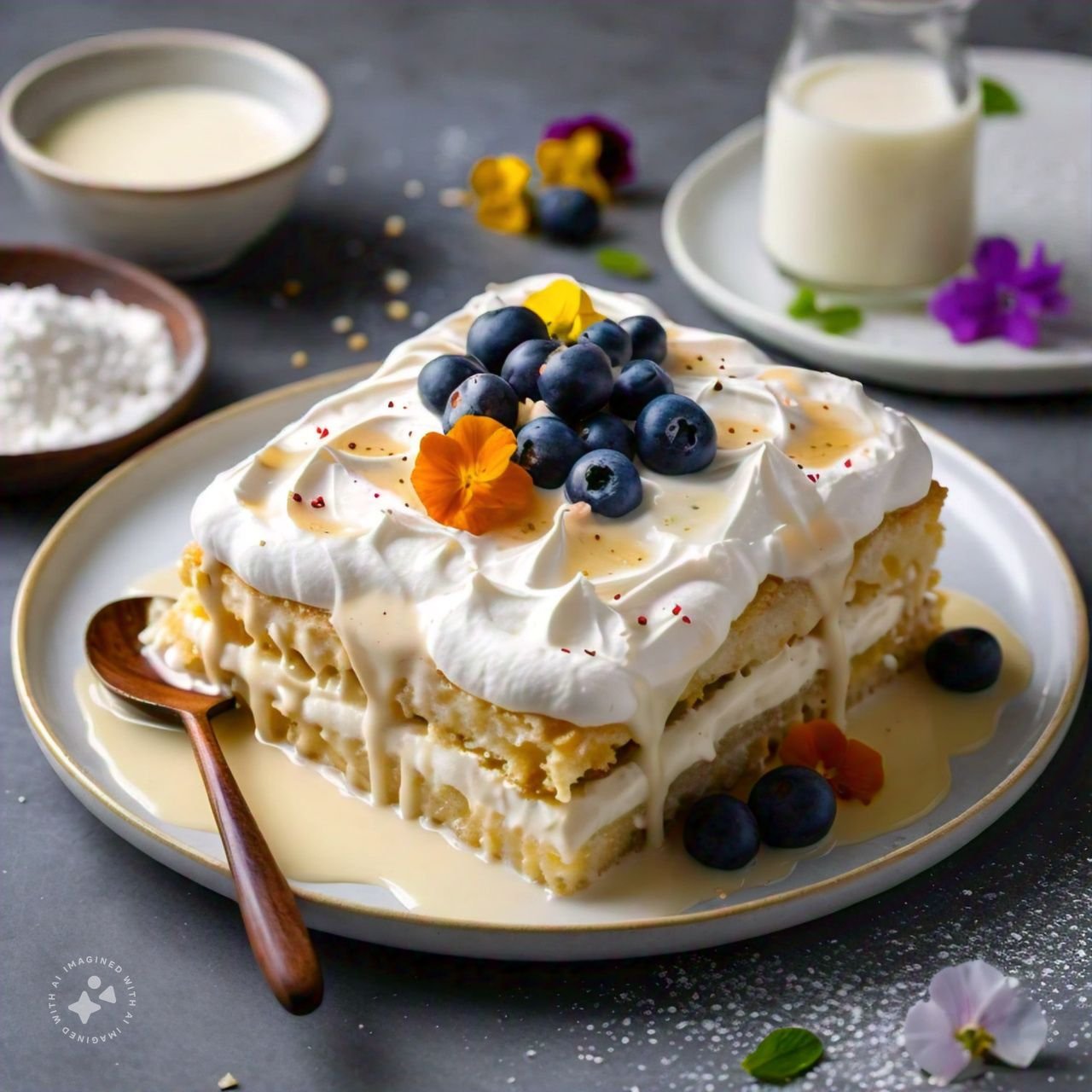 No Bake Tres Leches