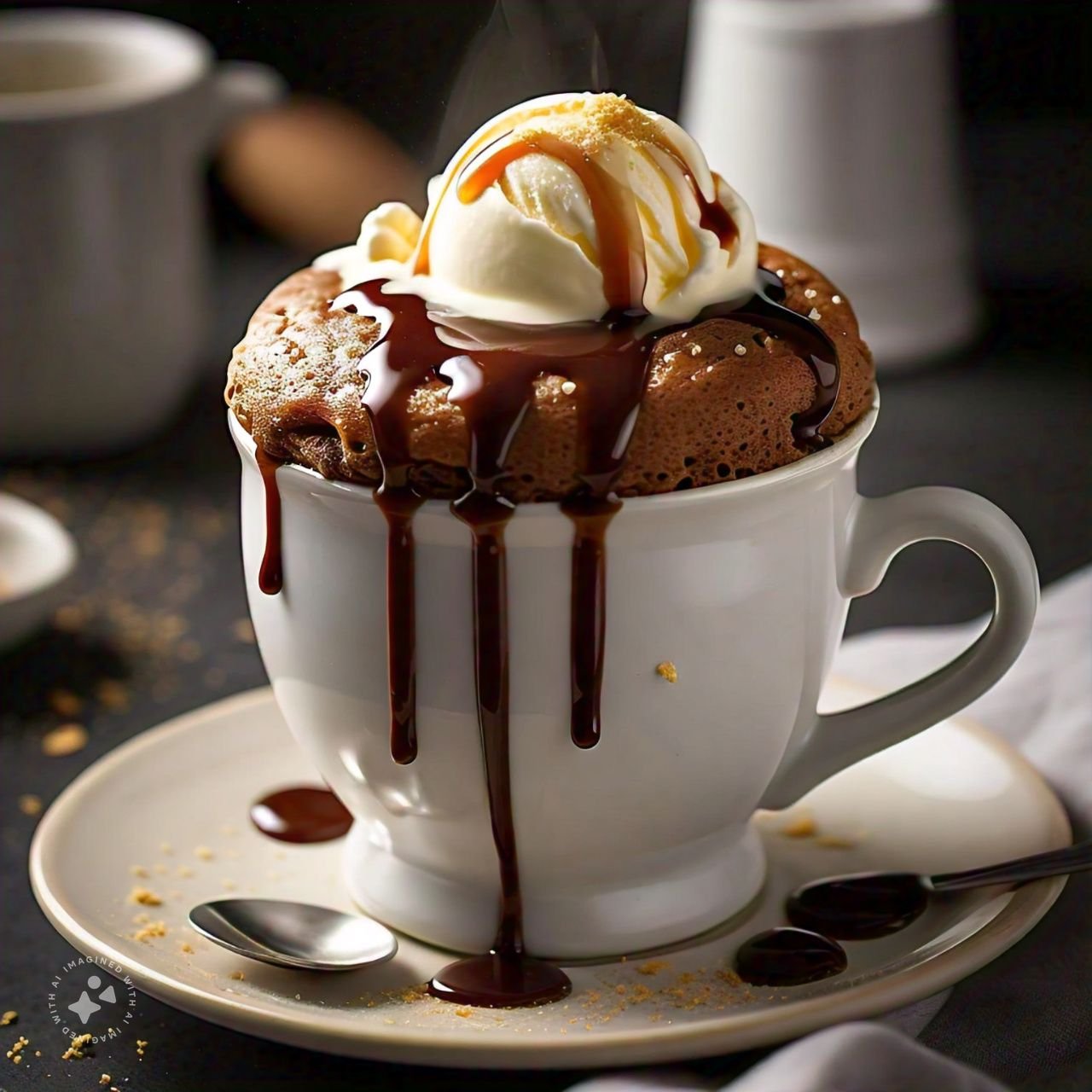 3 ingredient mug cake