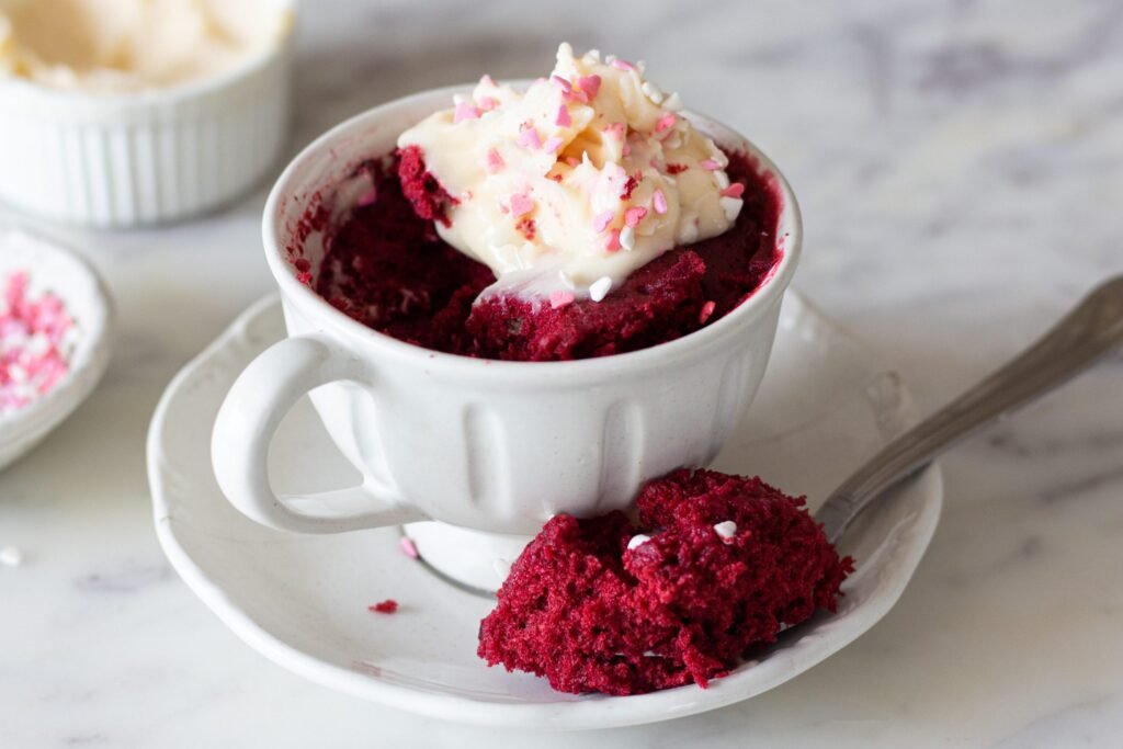 Easy Strawberry Mug Cake