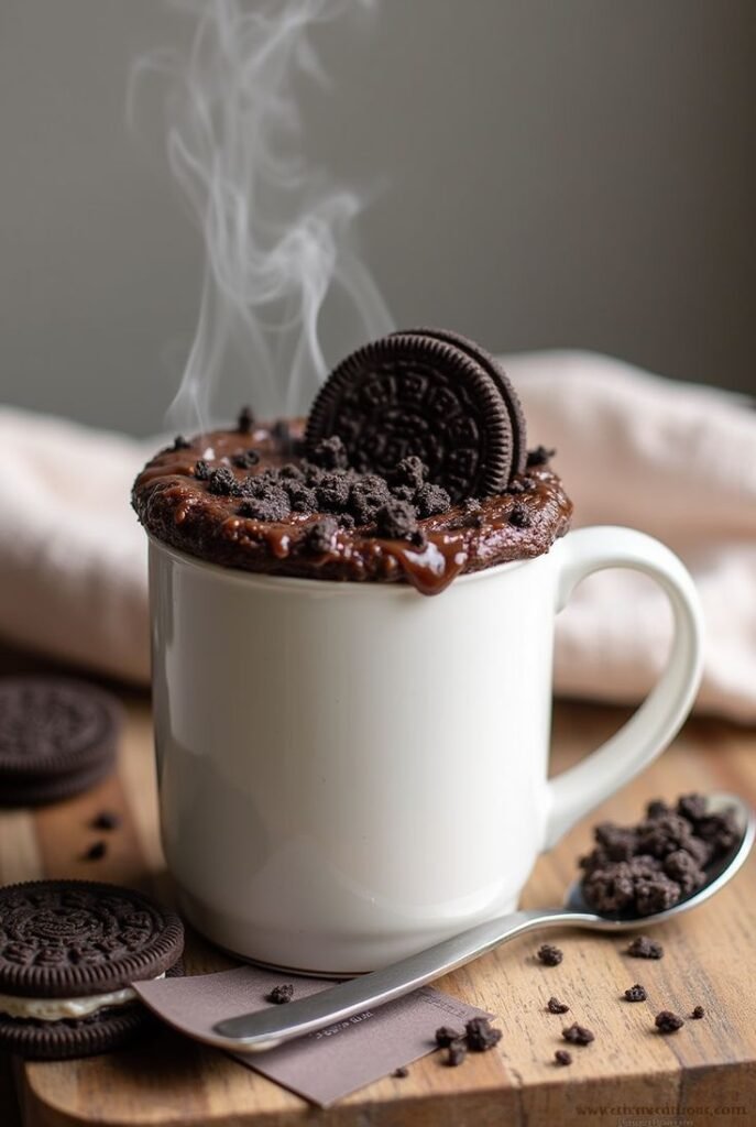 Oreo Mug Cake - The Quickest Mug Cake Recipe - Recipes I Made