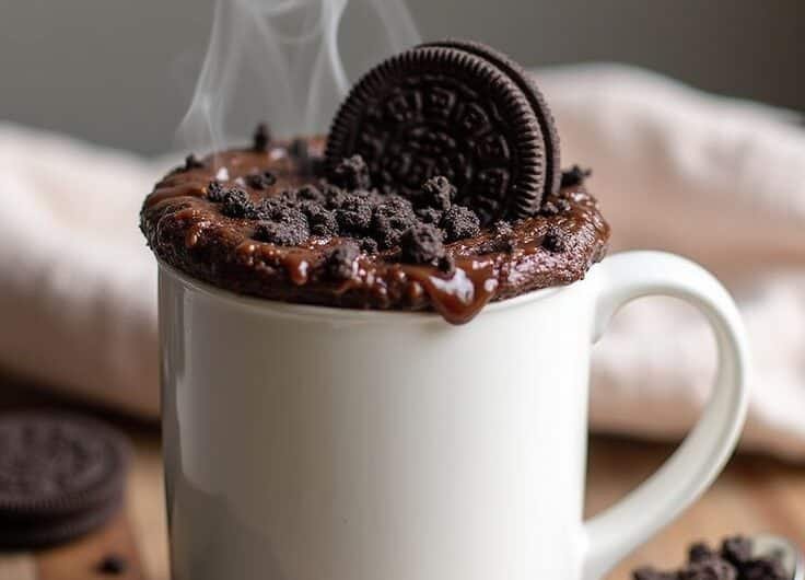 Oreo Mug Cake - The Quickest Mug Cake Recipe