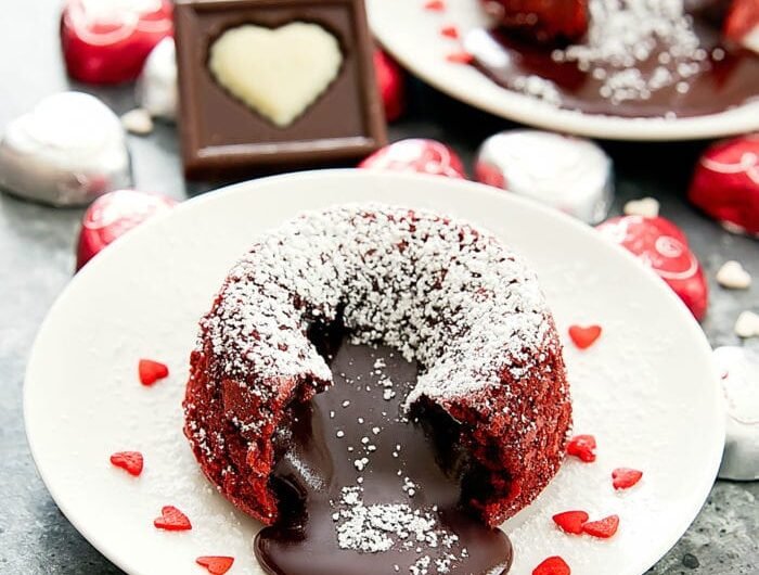Red Velvet Molten Lava Cakes -- The Ultimate Gooey Treat You'll Love