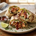 BBQ Chicken Burritos (Easy & Cheesy)